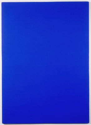 Yves Klein: Monochrome bleu (Rys: Re�skie Archiwum Obraz�w K�ln_C 005084)